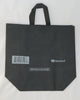 100 Reusable, Large, Heavy, 80 GSM, Stitched Handle Non-Woven Polypropylene Black Bags - With-Free-Shipping