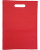 Reusable, Red, Die-Cut Handle, Non-Woven Bags - With Free Shipping