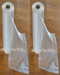 Freezer Food Storage Bags on Roll 10x15" w/Tie